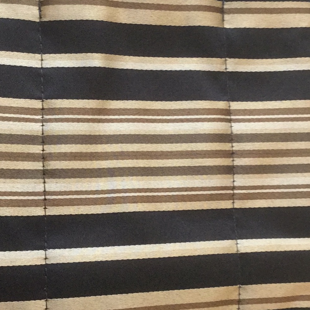 Striped window valance